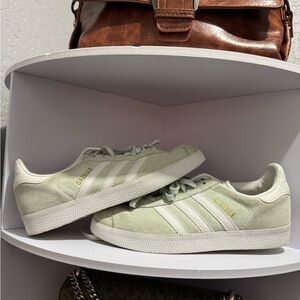 Adidas Gazelle Women's Mint Green Suede Sneakers
